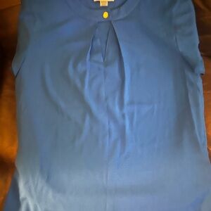 Calvin Klein Collection Royal Blue Blouse